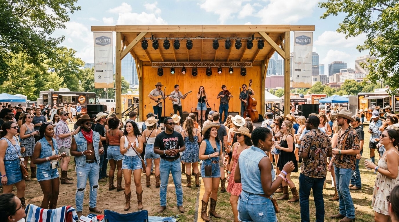 Brandon Lake’s CMA Fest Cowboy Church Drew a Crowd Because People Still Want Faith in Public — Just Not in the Old Packaging